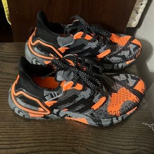 Adidas Ultra Boost… orange/ black…size 6…women